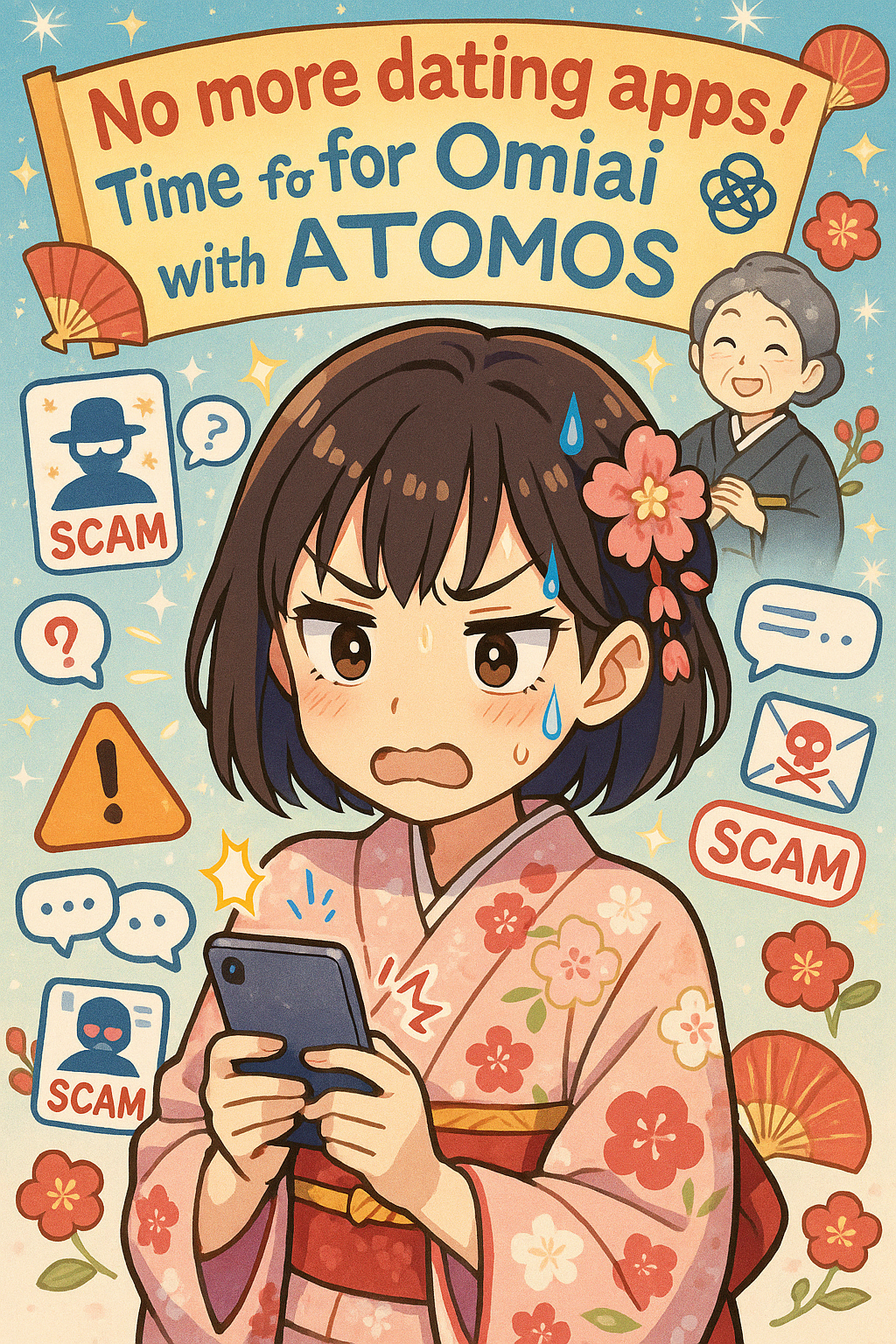 anime girl is struggling dating apps