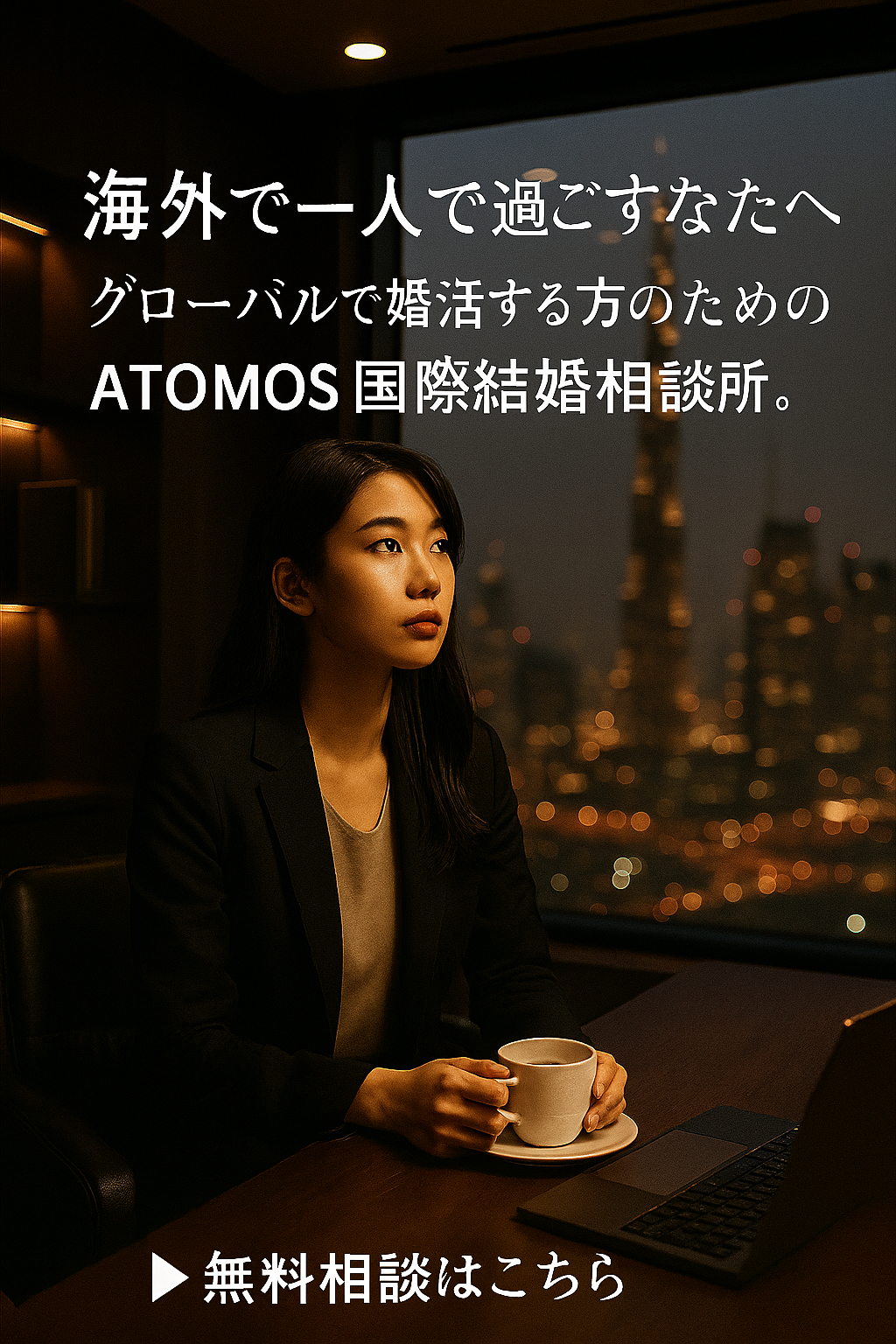 Japanese girl is thinking about her future husband