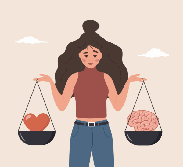 A girl struggling with love