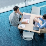 business meeting in office