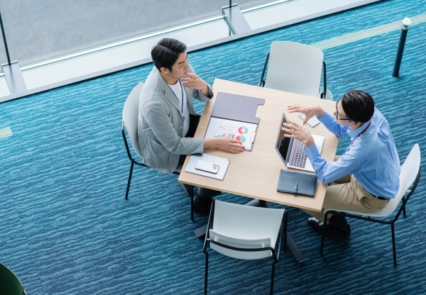 business meeting in office