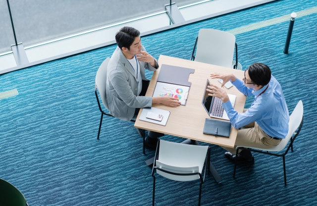 business meeting in office