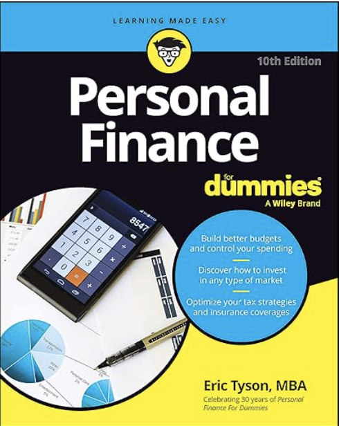 A bookcover of personal finance