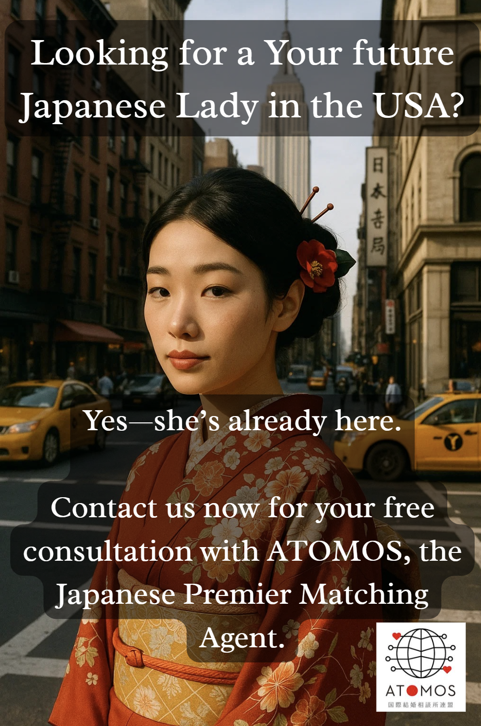 A woman wearikng Kimono staring 