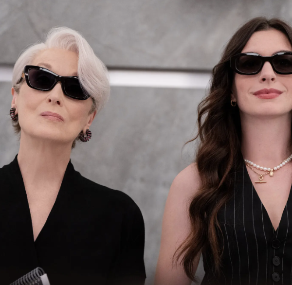 Two main characters from the devil wears Prada