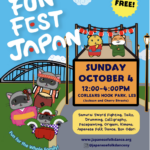 Flyer of Japanese event on Oct 4th